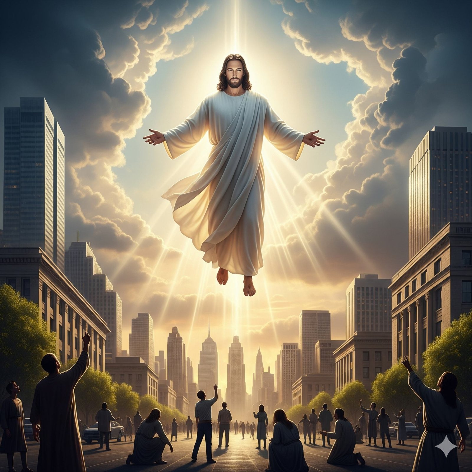 Jesucristo regresando a la tierra